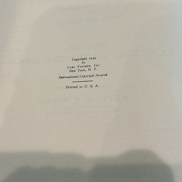 The Singing Road Arthur E. Ward Song Book 1939 Selected Classical & Modern Music - Picture 3 of 9